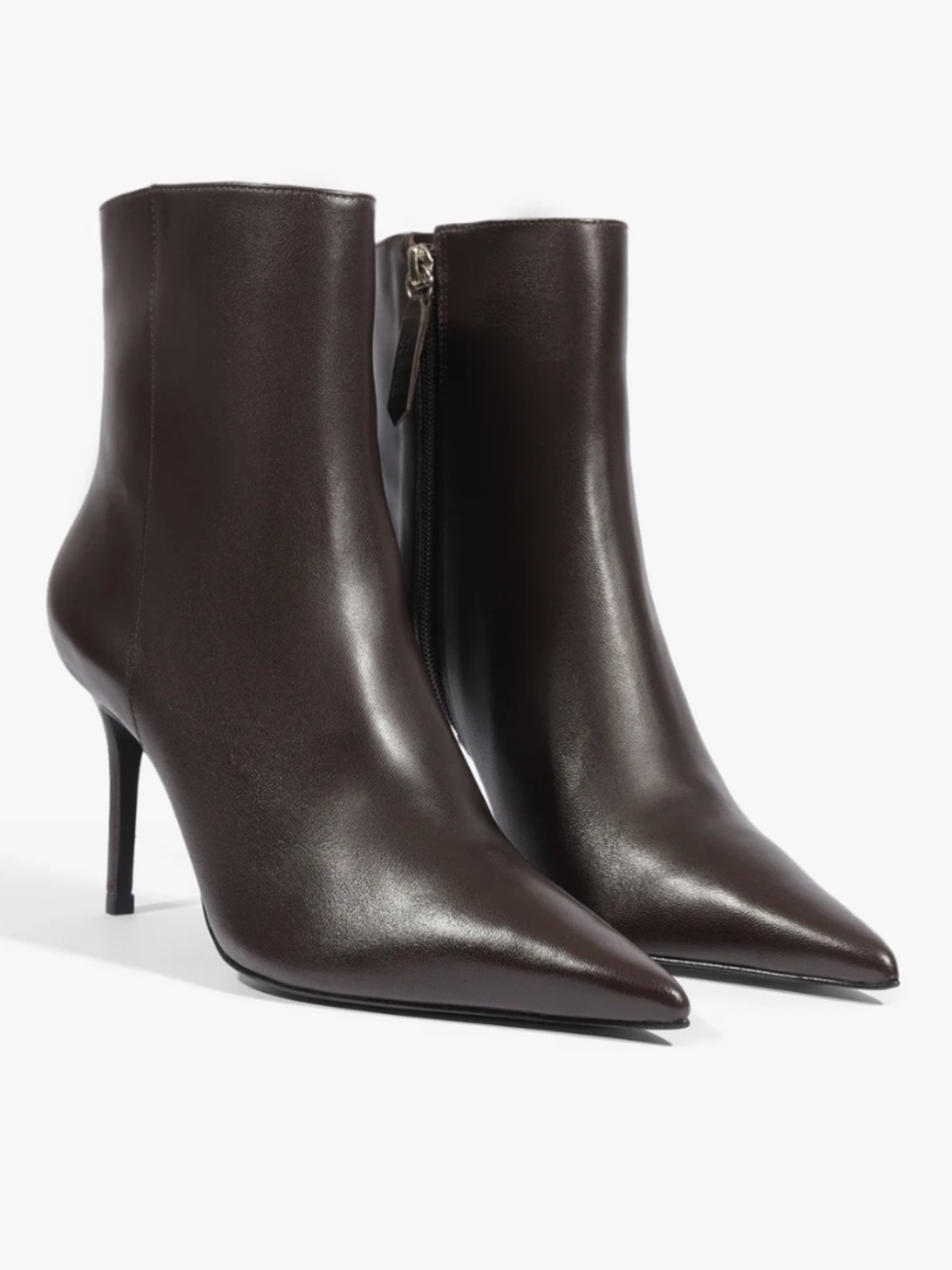 SCHUTZ Mikki Casual Pointed Toe Bootie - Maplewood Brown